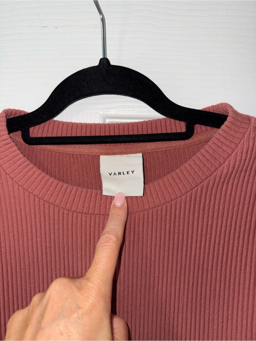 Varley Women's Crewneck Sweater in Dusty Rose - Picture 2 of 6